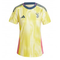 Camiseta Juventus Dusan Vlahovic #9 Visitante Equipación para mujer 2024-25 manga corta